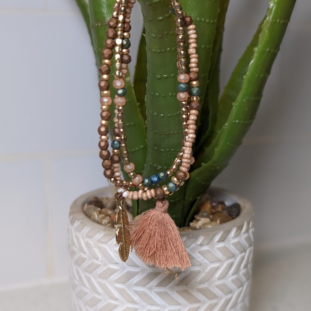 Layered Beaded Bracelets